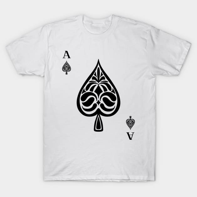 Ace of Spades T-Shirt by Alissa Carin